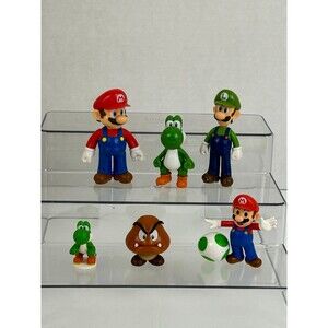 Nintendo Super Mario Figure Lot Cake Topper